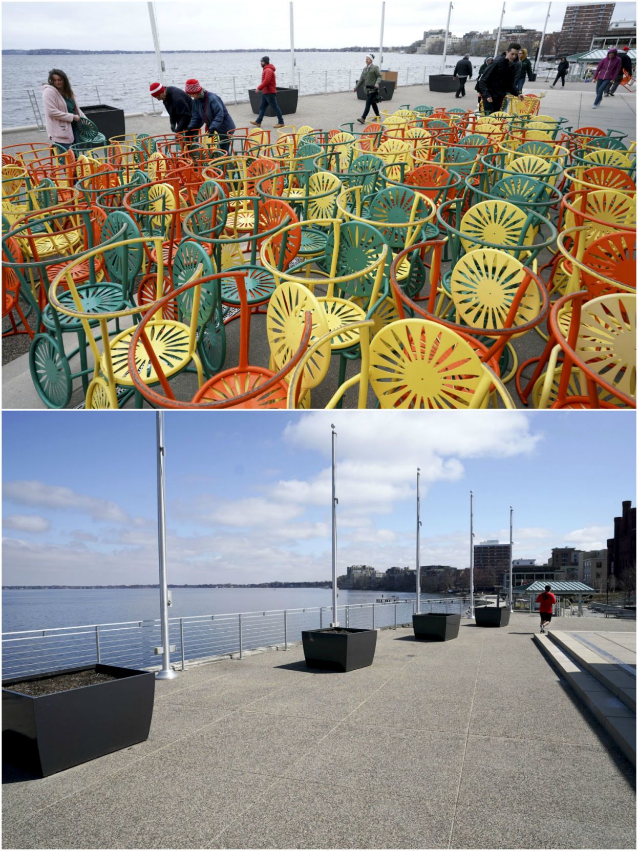 Union Terrace before and after